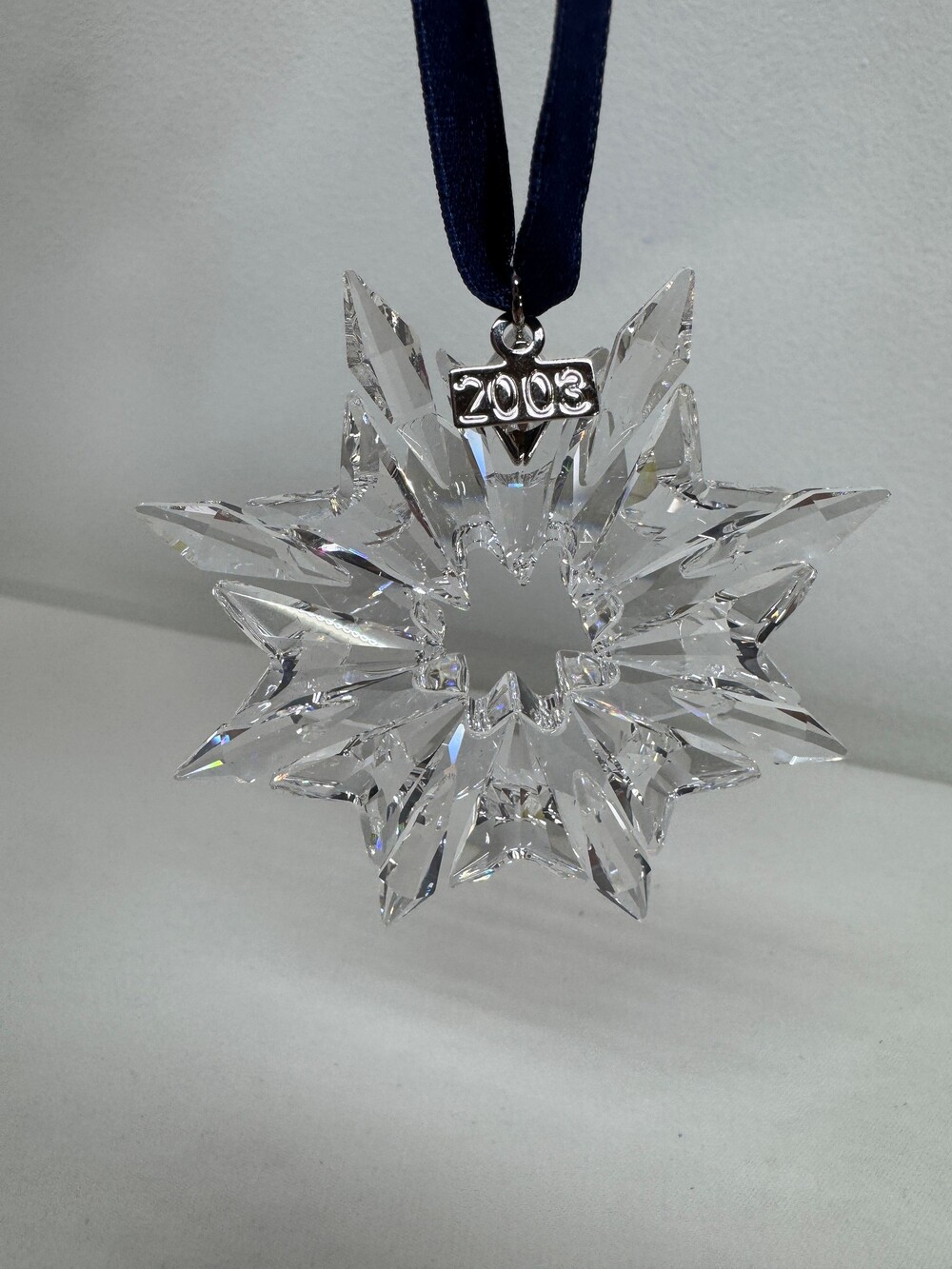 Swarovski Christmas Ornament 2003 Holiday Decoration Collectible- 622498